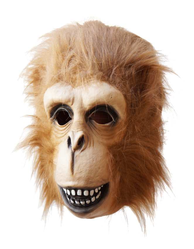 Ape Mask with Fake Fur