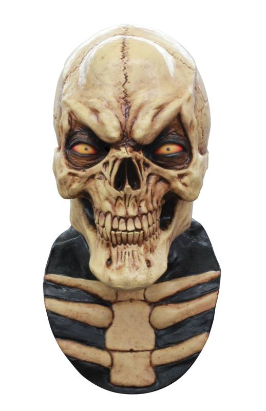 Skull and Bones Halloween Mask - Click Image to Close