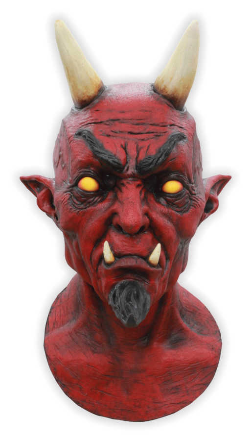 Red Devil Latex Mask - Click Image to Close