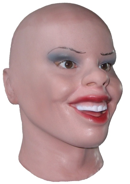 Female Latex Mask'Smiling Bella' 4190 incl VAT plus shipping