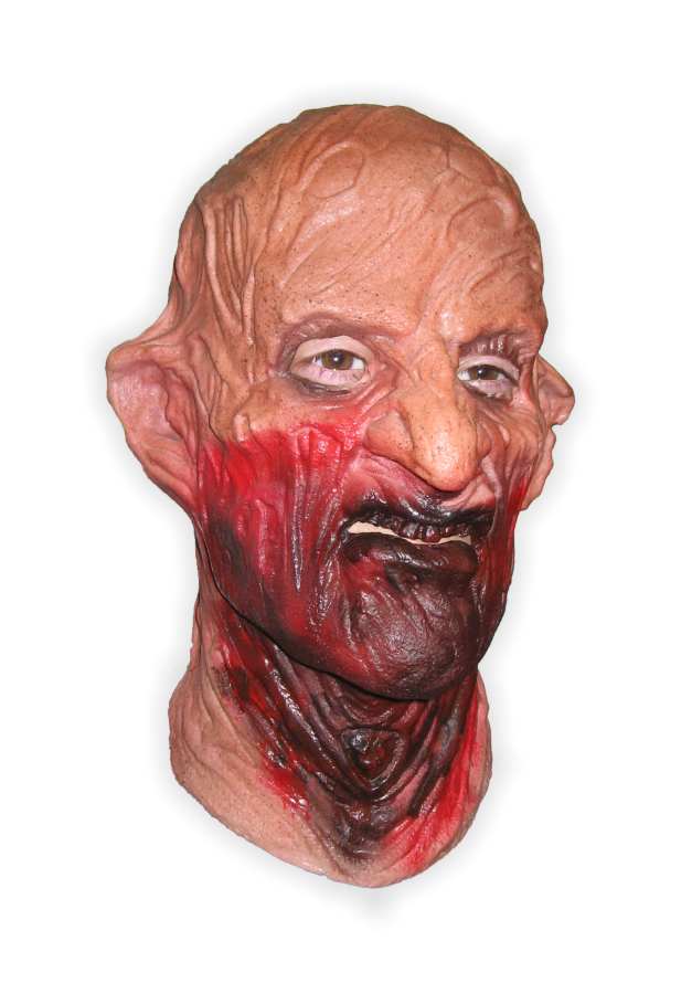 Horror Gesichtsmaske aus Latex 'Blutrünstig'