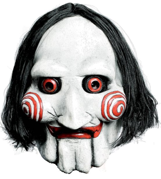 "Jigsaw Puppet" SAW Licensed Movie Mask