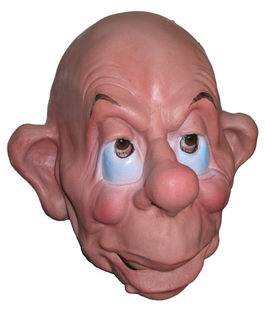 Latex Mask 'Comic Character Face' - Click Image to Close