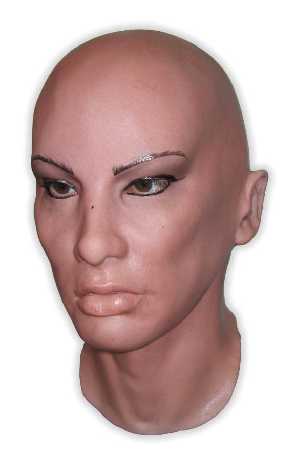 Latex Mask of a Female Face 'Beatriz' - Click Image to Close