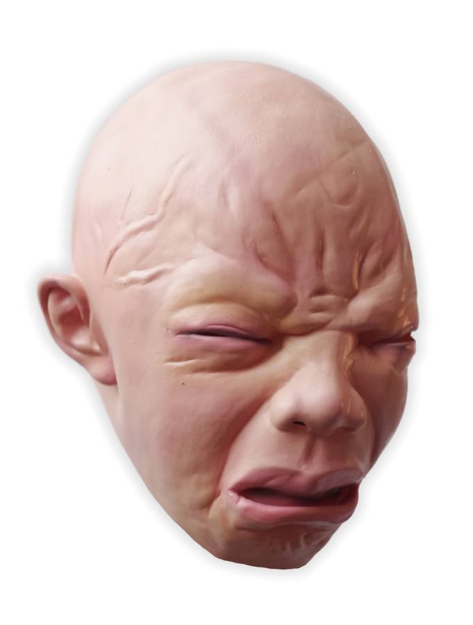 Crying Baby Latex Mask - Click Image to Close