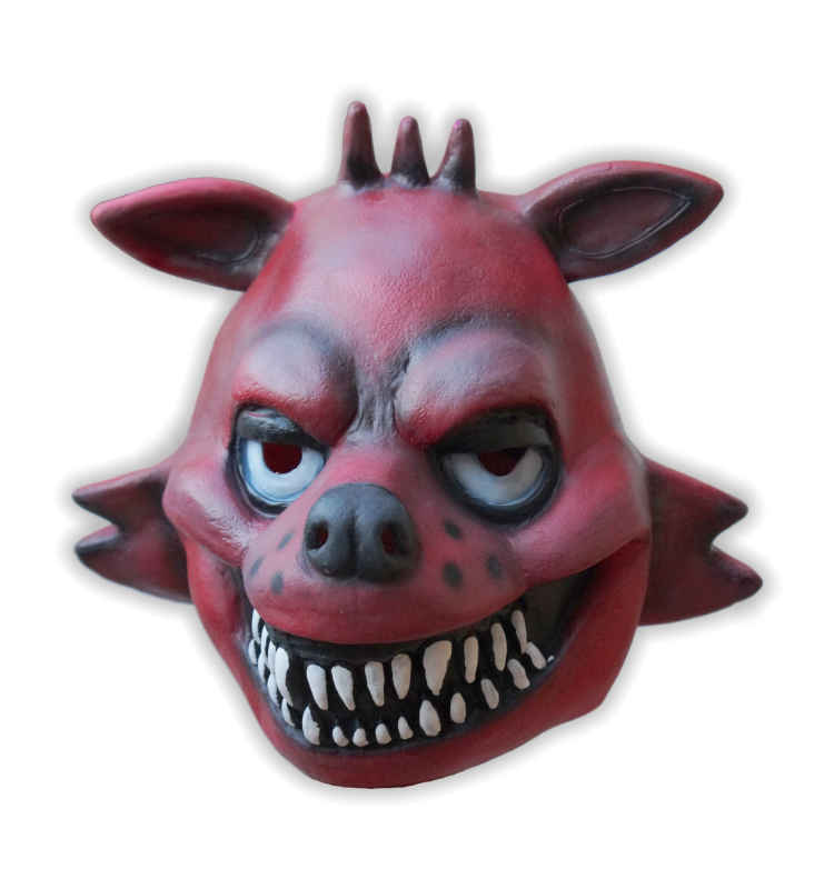 Latex Foxy Angry Fox Mask