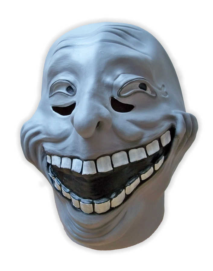 Troll Face Meme Mask Latex