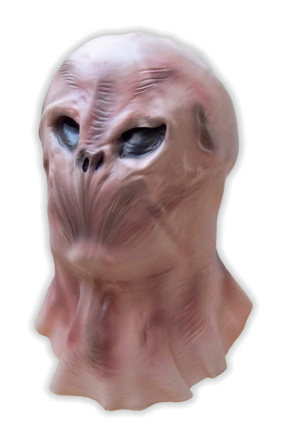 Alien Latex Mask Black Eyes No Mouth