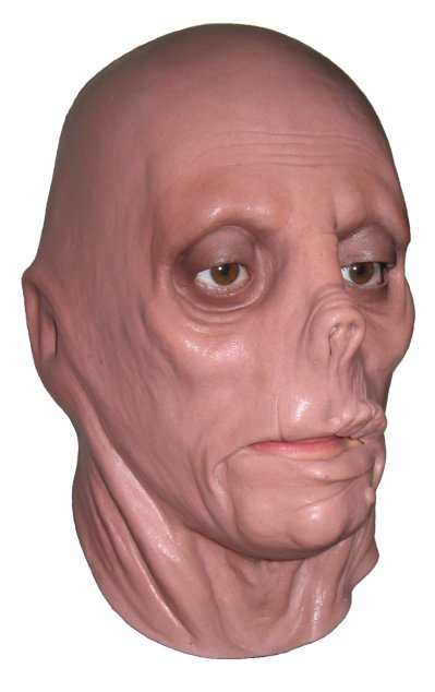 Horrormaske aus Latex 'Schrumpfkopf'