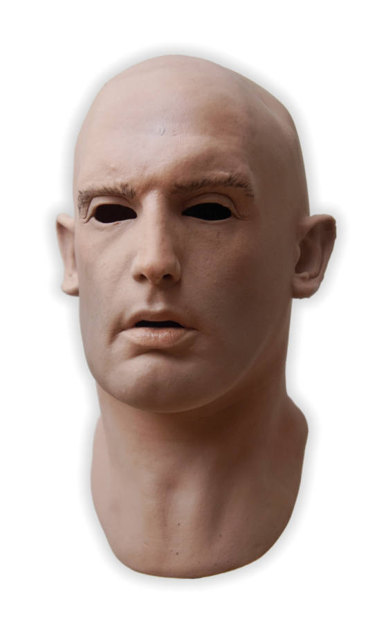 Realistic Full Head Latex Mask 'Jared' - Click Image to Close