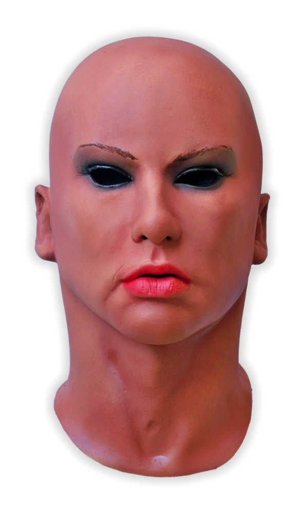 Realistic Latex Female Face Mask 'Lora' - Click Image to Close