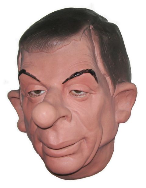 British Comedian Latex Mask