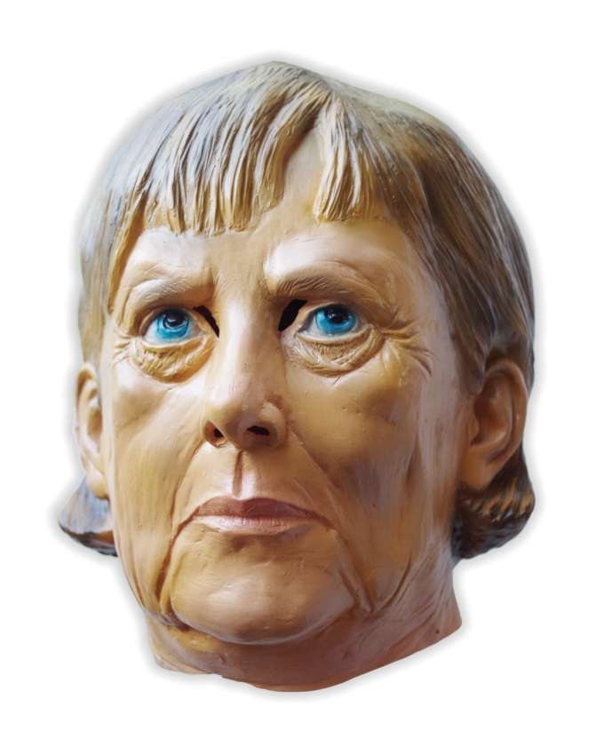 Angela Merkel Maske - zum Schließen ins Bild klicken