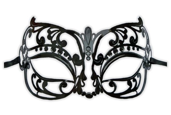 Metal Mask Black 'Lykka'
