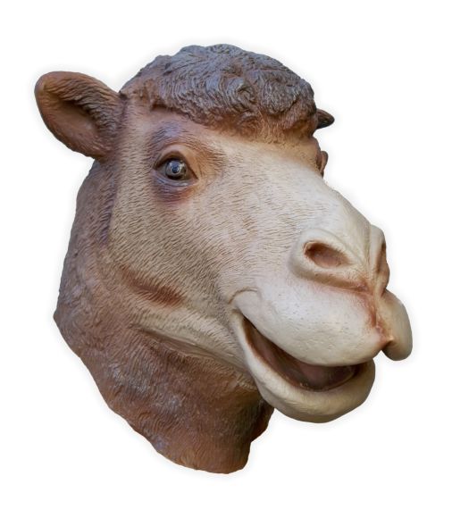 Kamel Maske - zum Schließen ins Bild klicken
