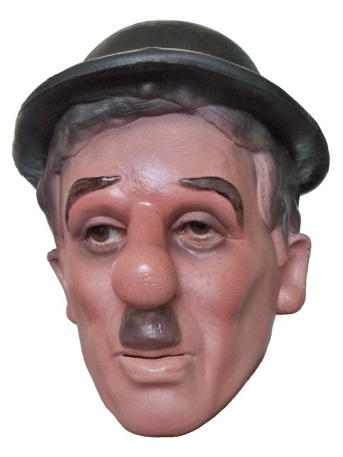 Charlie Chaplin Maske - zum Schließen ins Bild klicken