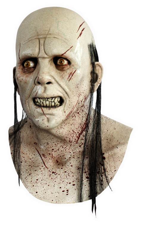 Crazed Look Halloween Mask - Click Image to Close