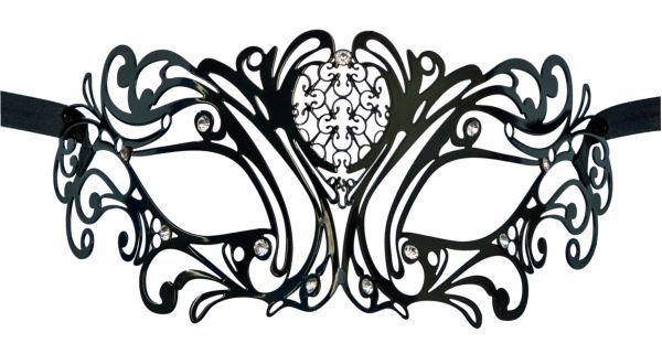 Delicate Metal Mask 'Baroque Ornament'
