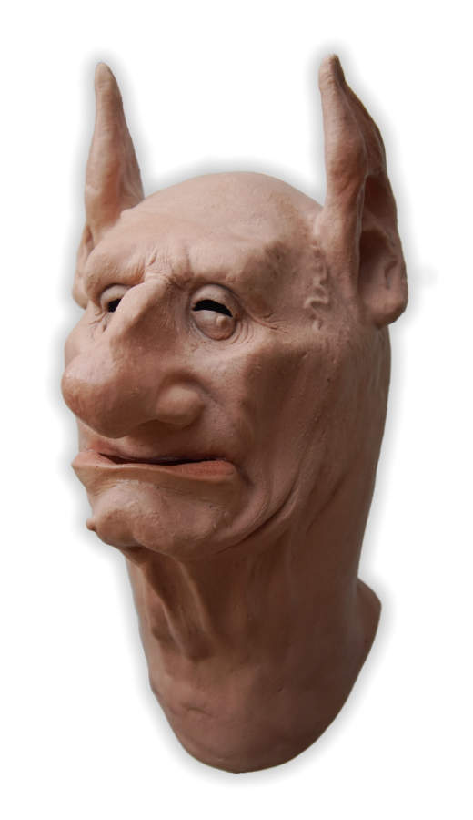 Dog Man Flesh Tone Latex Mask - Click Image to Close