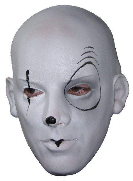'Evil Pedrolino' Mask for Carnival - Click Image to Close