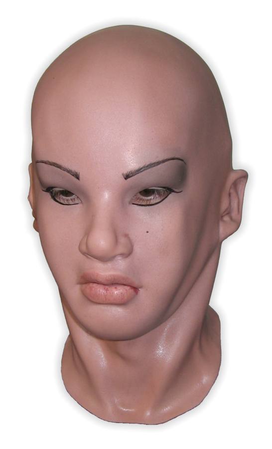Latex Female Face Mask 'Sylvie' - Click Image to Close