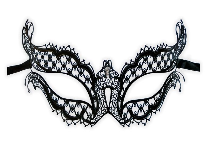 Filigree Masquerade Mask 'Vampiress' - Click Image to Close