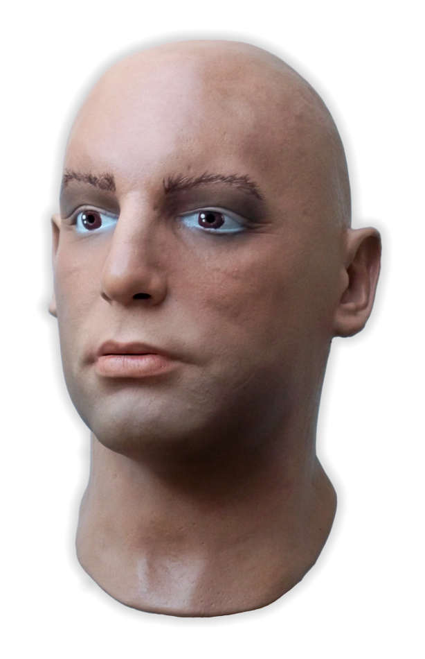 Schaumlatex Maske Realistisch 'Samuel' - zum Schließen ins Bild klicken