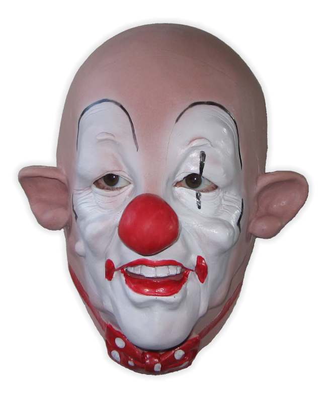Lustiger Clown Latex Mask - zum Schließen ins Bild klicken