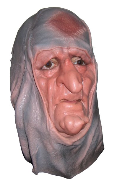 Kostüm Maske aus Latex 'Kräuterfrau' - zum Schließen ins Bild klicken