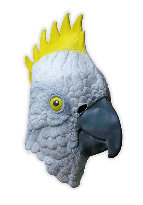 Kakadu Maske - zum Schließen ins Bild klicken