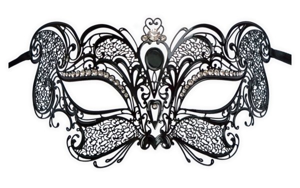 Masque en metal filigrane 'Mia'