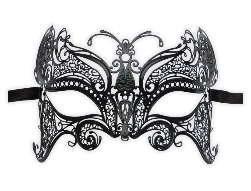 Mascara Carnaval de Venecia en Metal 'Mariposa'