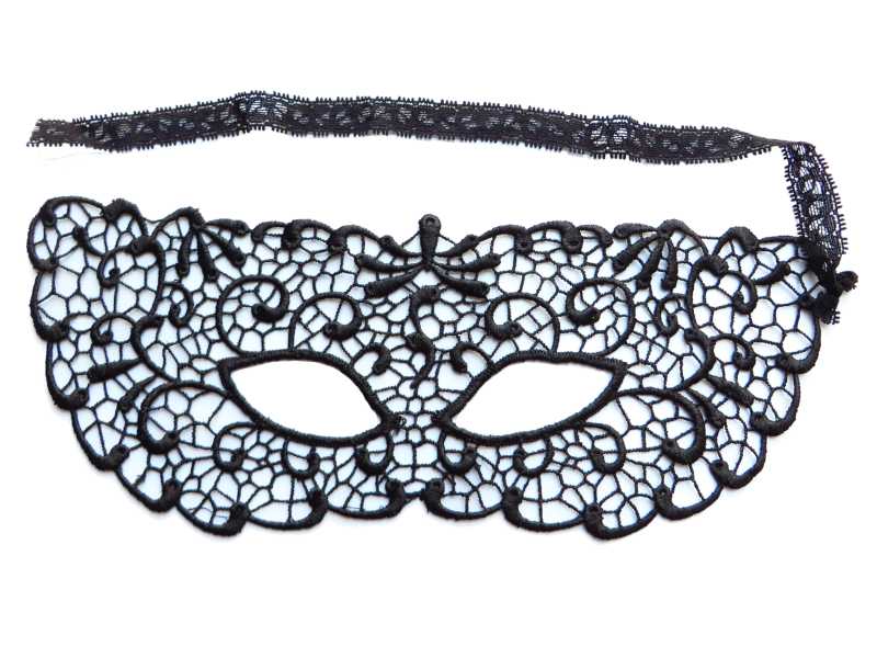 Lace Mask Black Masquerade XC004 - Click Image to Close