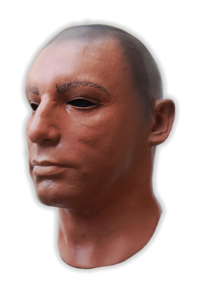 Realistische Gesichtsmaske aus Latex 'Fernando' - zum Schließen ins Bild klicken