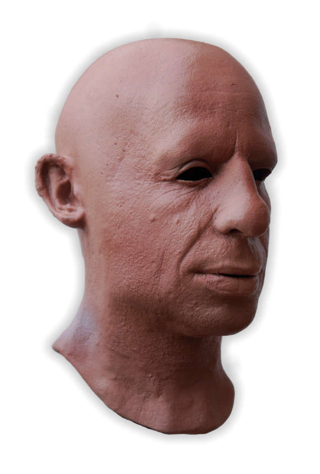 Schaumlatex Ganzkopf Maske Realistisch 'Carlos' - zum Schließen ins Bild klicken