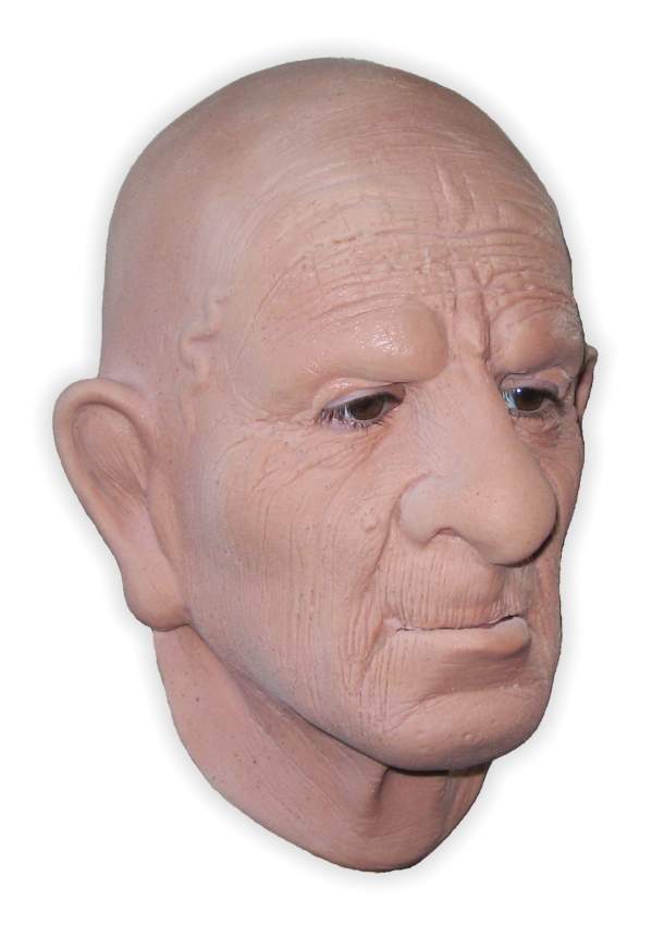 Crinkleface Foam Latex Mask - Click Image to Close