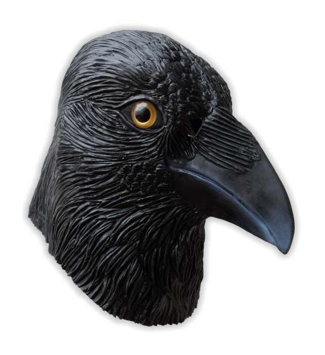 Black Crow Raven Mask Latex - Click Image to Close