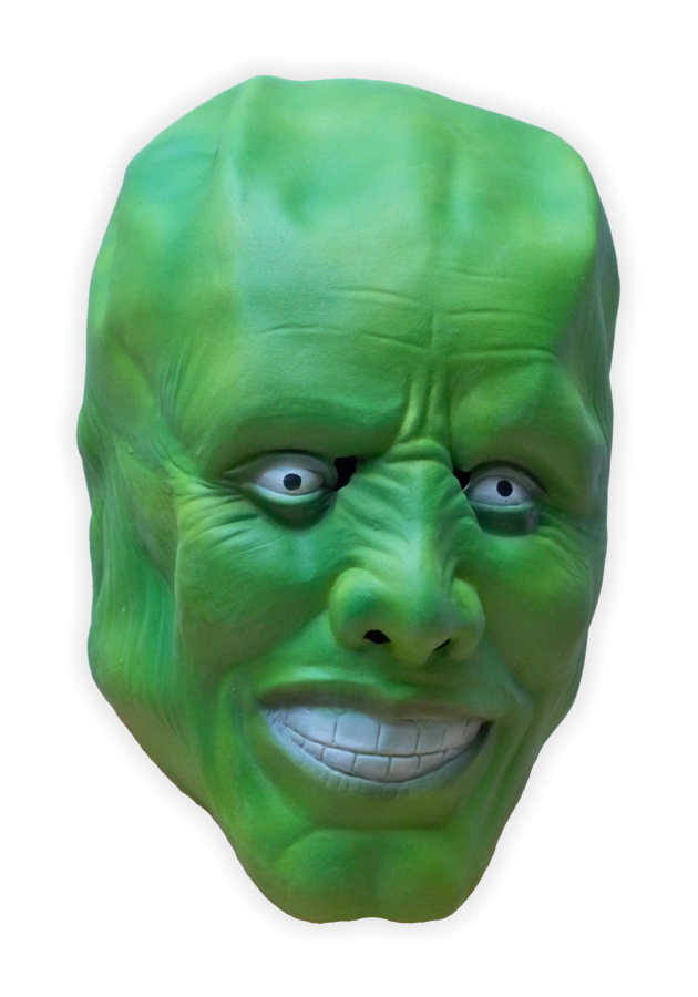 Green Face Mask Latex - Click Image to Close