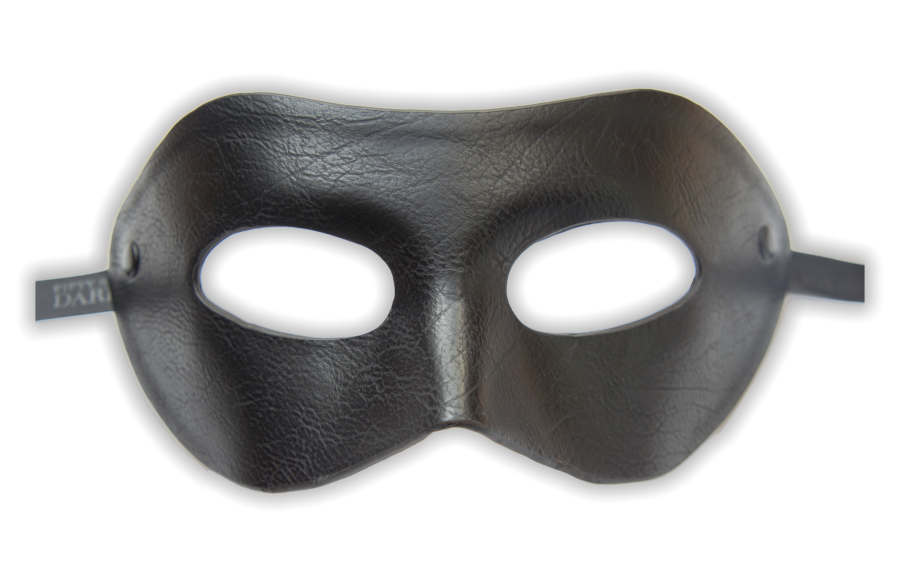 Fifty Shades of Grey Maske Schwarz Herren - zum Schließen ins Bild klicken