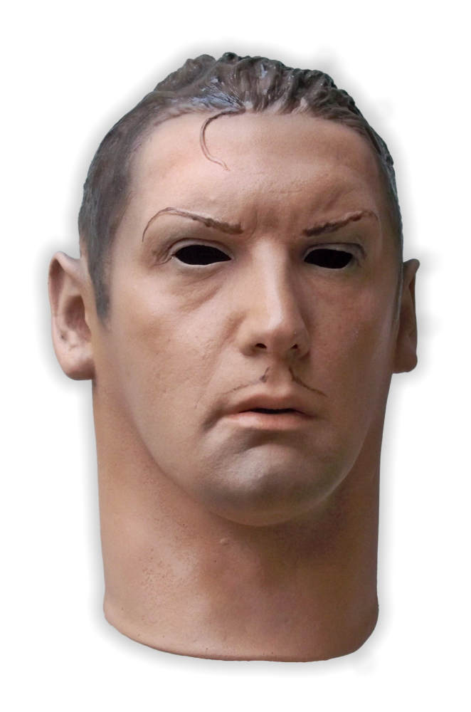 Realistische Gesichtsmaske aus Schaumlatex 'Max' - zum Schließen ins Bild klicken