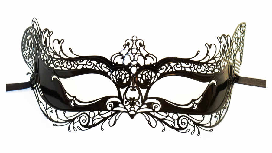 Mascara Elegant de Metal 'Gondola' - Haga un click en la imagen para cerrar