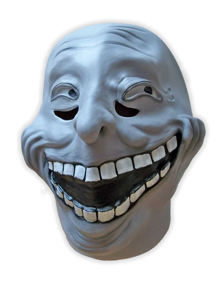 Maschera Troll Face Meme Latex - Clicca l'immagine per chiudere