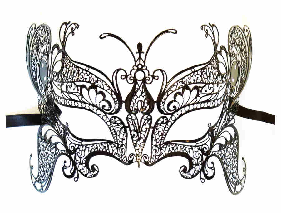 Maschera Veneziana Metallo 'Farfalla' - Clicca l'immagine per chiudere