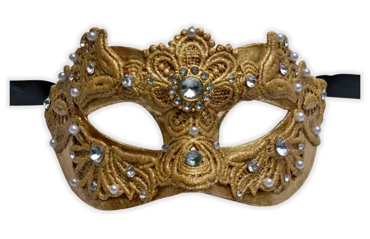 Mask Venice Antique Gold - Click Image to Close