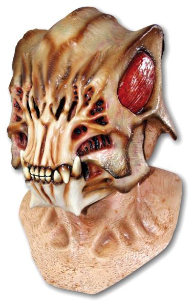 Halloweenmaske 'Knochenschädel' - zum Schließen ins Bild klicken