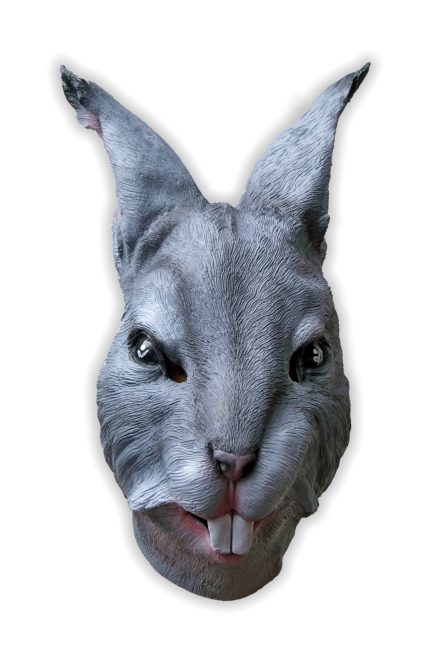 Grey Hare Mask - Click Image to Close