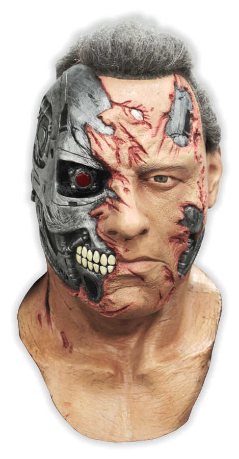 Terminator Latex Maske - zum Schließen ins Bild klicken