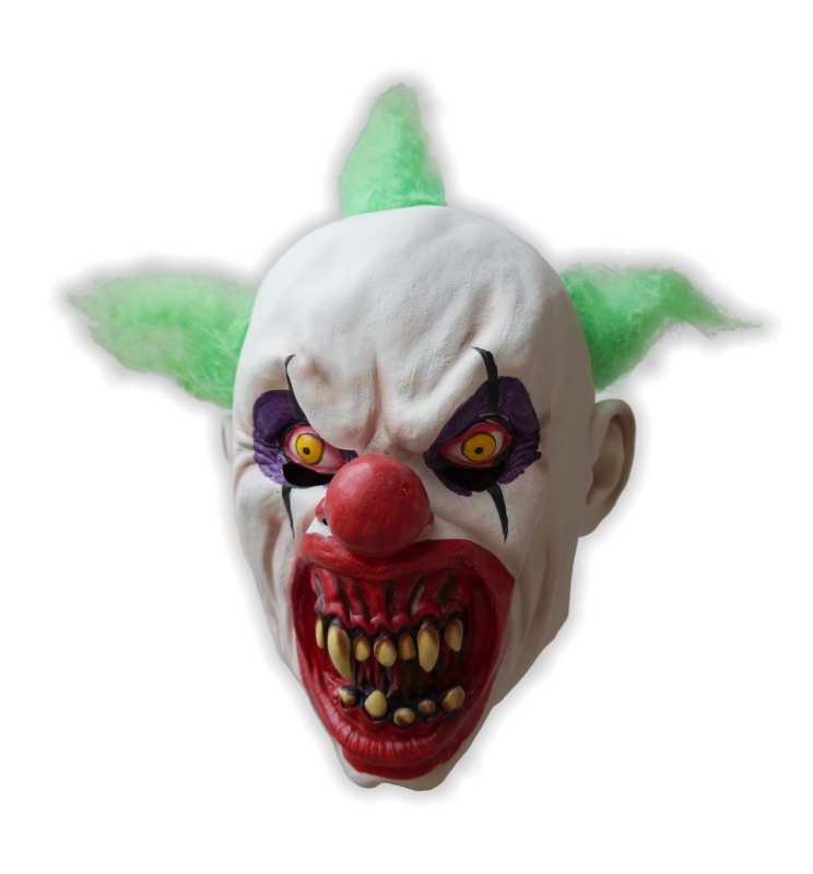 Horror Clown Maske 'Kloppo' - zum Schließen ins Bild klicken