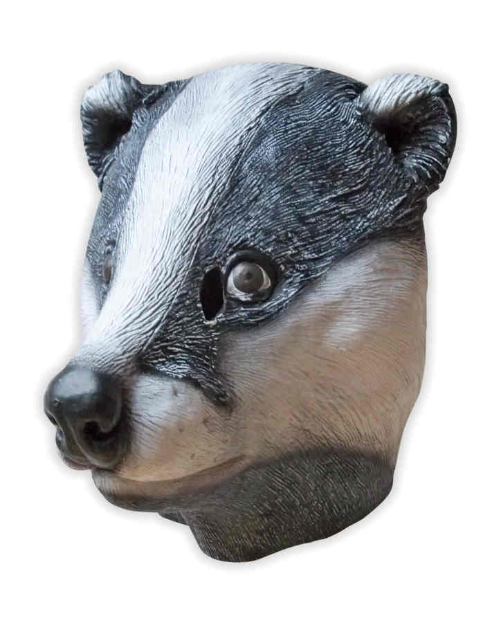 Badger Latex Mask - Click Image to Close