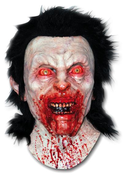 Halloween Zombie Maske 'Blutrünstig' - zum Schließen ins Bild klicken